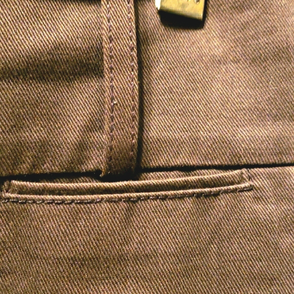 KATAYONE ADELI CHARC. BROWN WIDE LEG JEANS SZ 8 - Picture 3 of 8